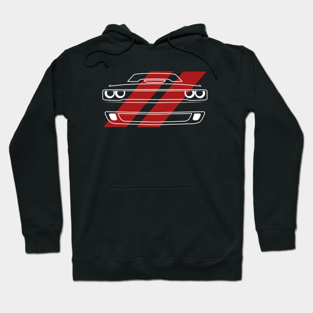 DODGE CHALLENGER Hoodie by HSDESIGNS